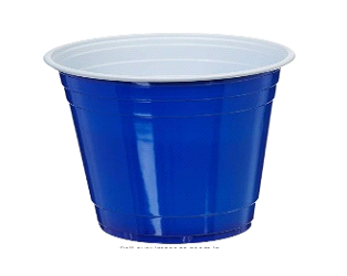 Wholesale Party World 10pk Plastic Cup- 16oz- Light Blue and Pink